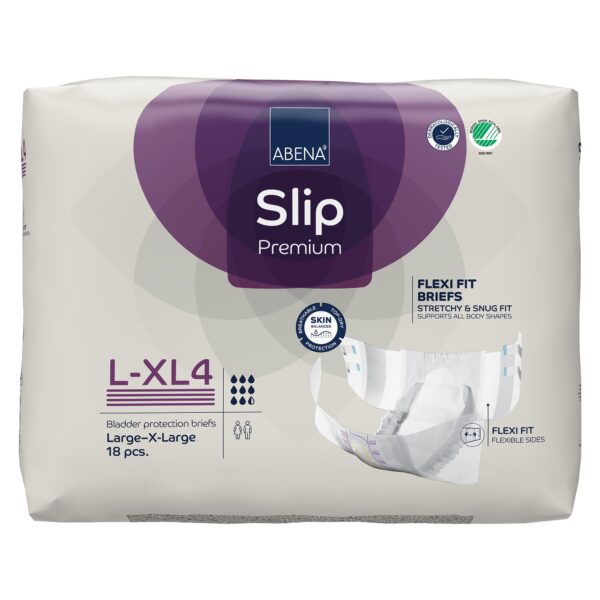 Abena Slip Flexi Fit Large / X-Large Unisex Adult Incontinence Brief * Heavy Absorbency with 3,800 mL Capacity - Image 2