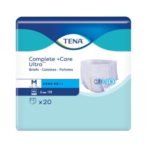 TENA Complete + Care Ultra Medium Unisex Adult Incontinence Brief - Moderate Absorbency