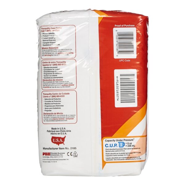 Tranquility ATN Medium Disposable Heavy Absorbency Unisex Adult Incontinence Brief (Part #2185) - Image 6