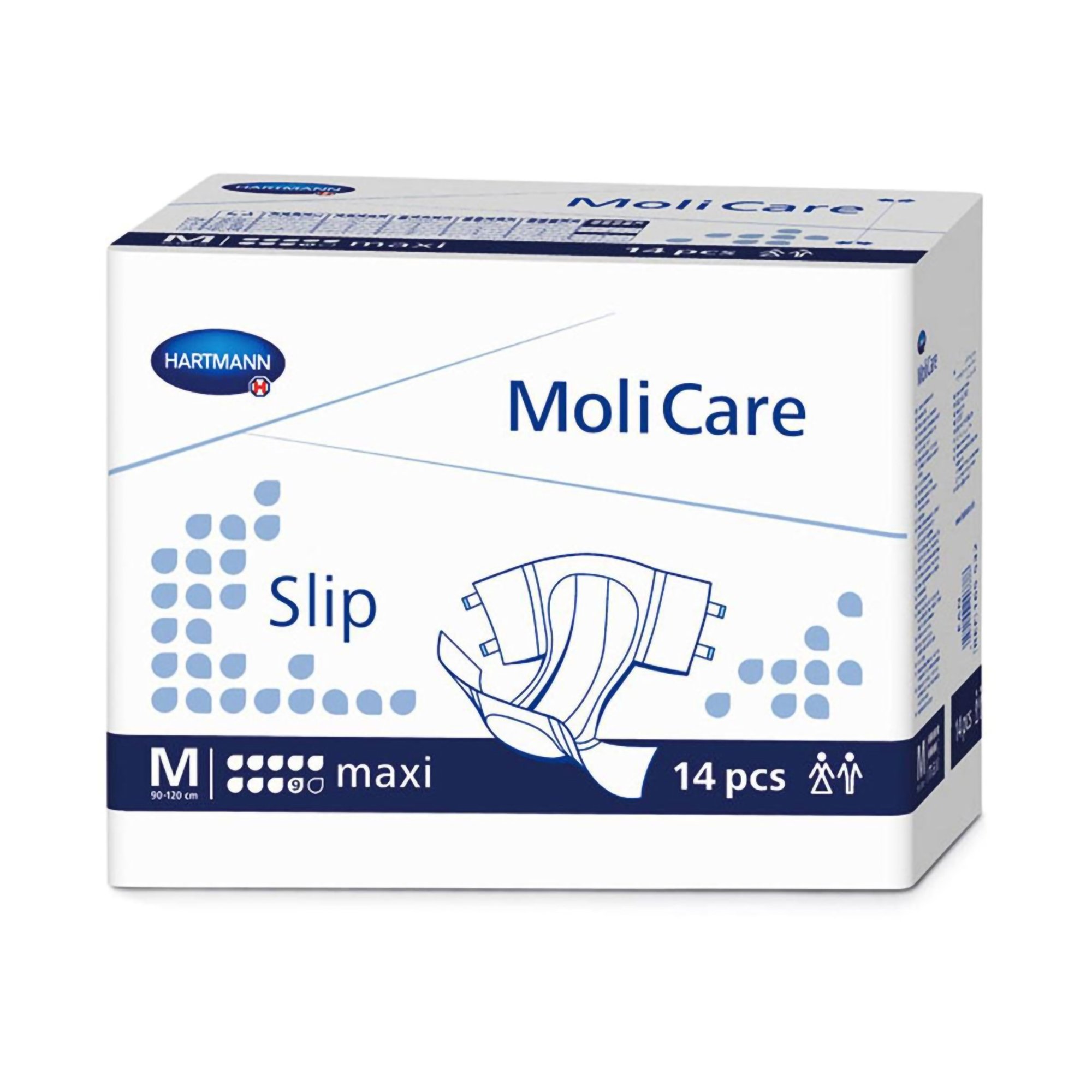 MoliCare Slip Maxi Medium Disposable Heavy Absorbency Unisex Adult Incontinence Brief (Part Number PHT165532)