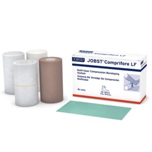 JOBST Comprifore 4 Layer Compression Bandage System - 7 to 10 Inch, No Closure, Tan/White, 40 mmHg