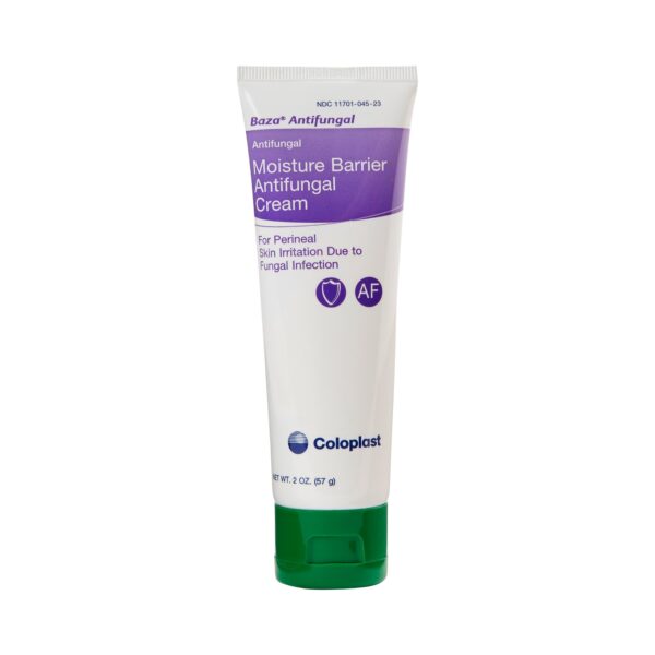 Baza Skin Protectant Antifungal Cream, 2 oz Tube - CHG Compatible, Scented Formula