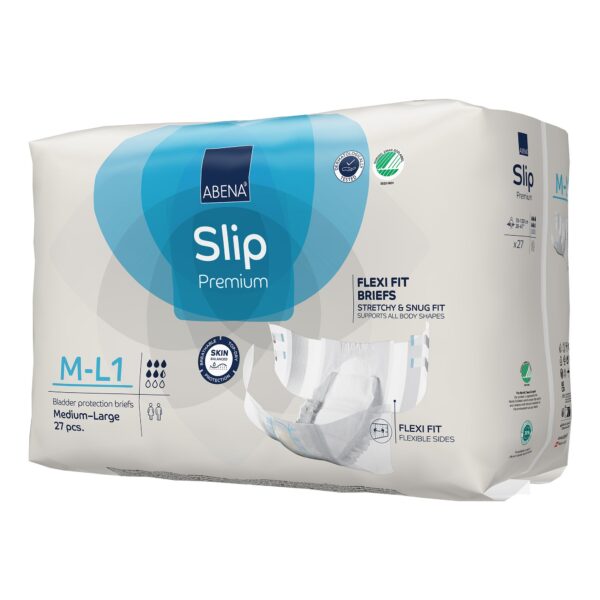 Abena Slip Flexi Fit Medium/Large Unisex Adult Incontinence Brief Part 1000020859 - Image 3