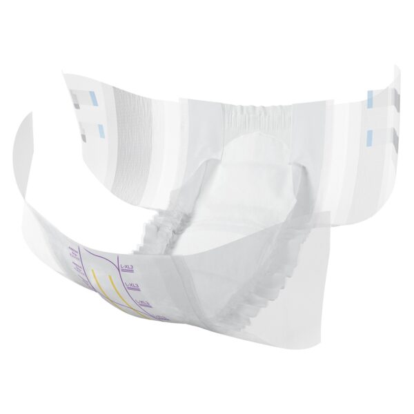 Abena Slip Flexi Fit Large / X-Large Unisex Adult Incontinence Brief with 3,200 mL Absorbency - Image 6