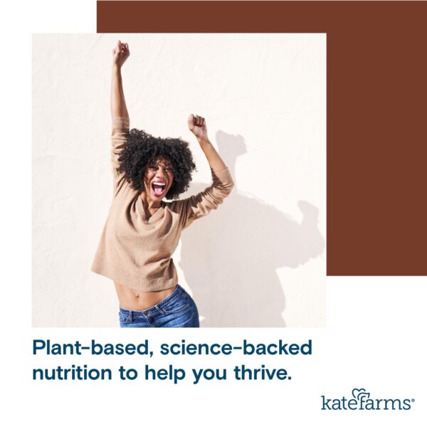 Kate Farms Nutrition Shake Chocolate Flavor Liquid 11 oz. Carton - Organic Meal Replacement - Image 8