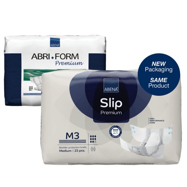Abena Slip Premium M3 Medium Adult Incontinence Brief with 3,100 mL Absorbency - Image 2