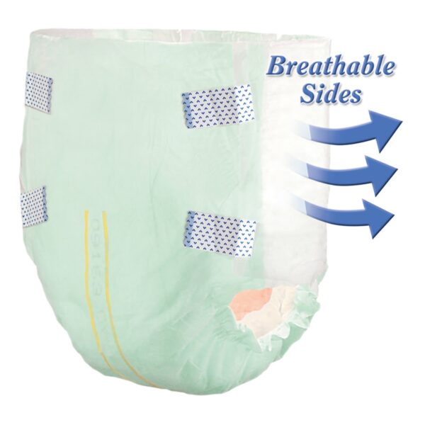 Tranquility SmartCore Unisex Adult Incontinence Brief Part 2311 - Small Disposable Heavy Absorbency - Image 2
