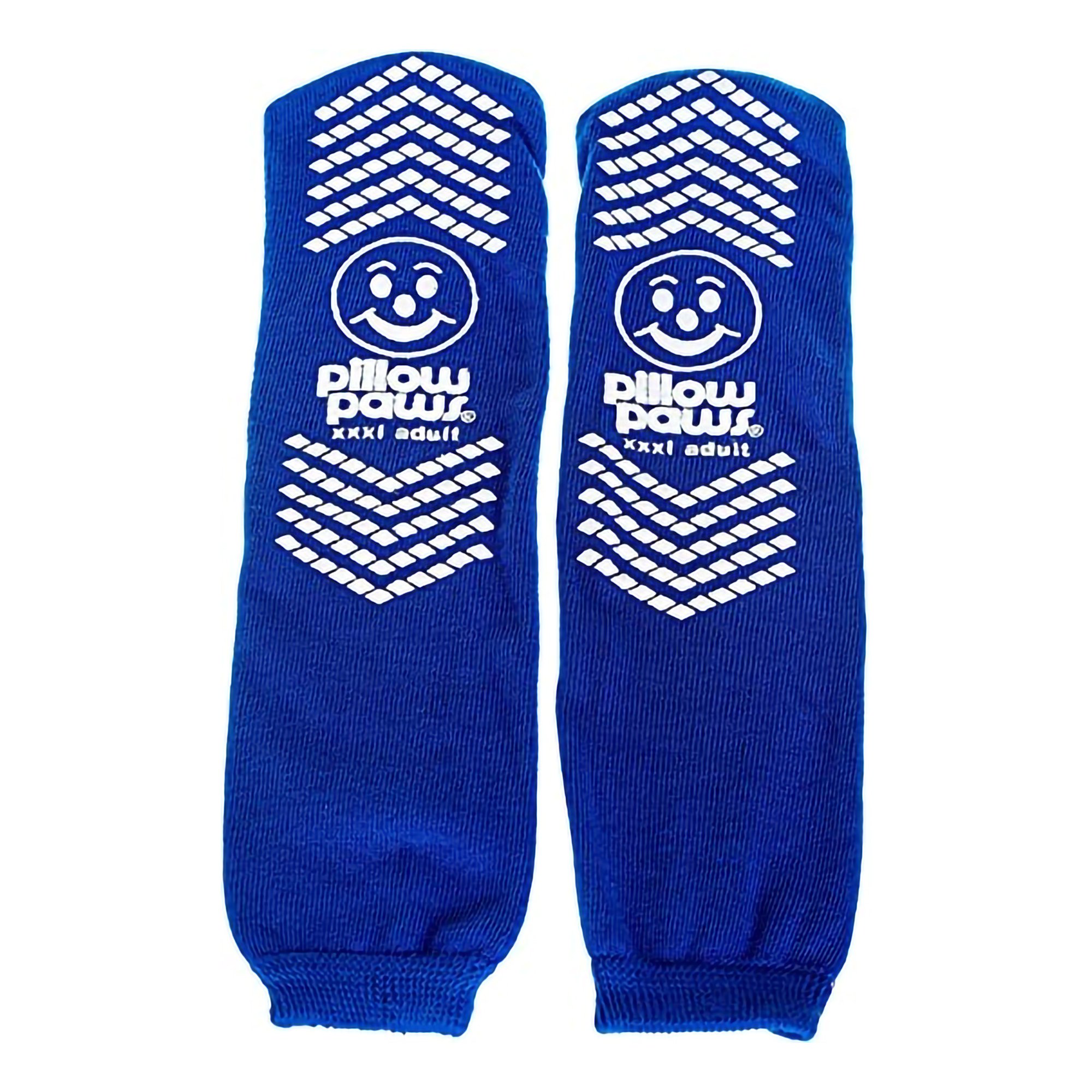 Komfort Kuff Slipper Socks Pillow Paws 360 Imprint Unisex Adult 3X-Large / X-Wide in Royal Blue * All Around Tread Single Patient Use by Brand 1099-001