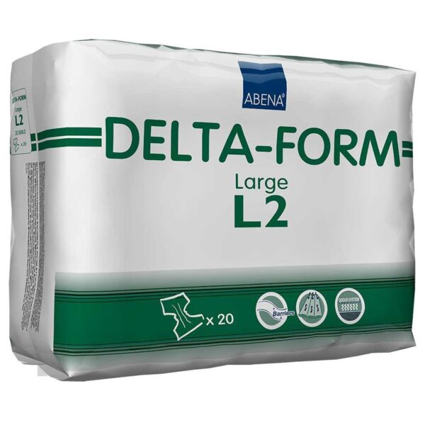 Abena Delta-Form Large Unisex Adult Incontinence Brief with Heavy Absorbency (Part #308863) - Image 3