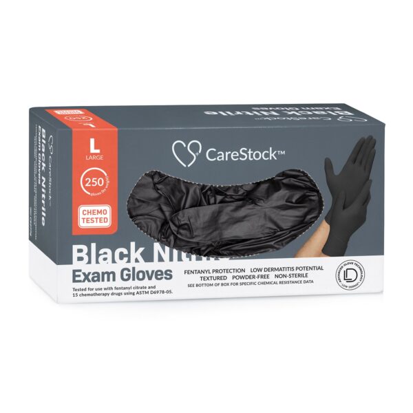 CareStock Large NonSterile Nitrile Exam Gloves with Textured Finish and Secure Fit - Image 9