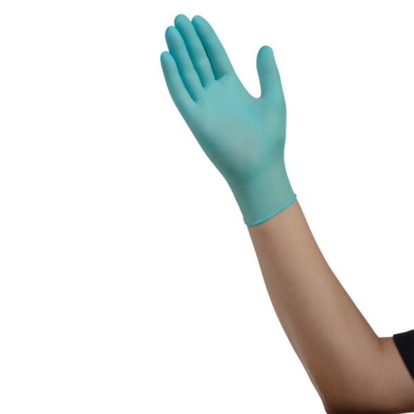 Esteem Stretch Small Nitrile Exam Gloves by Brand - Chemo Tested, Textured Fingertips, Standard Cuff Length - Image 3