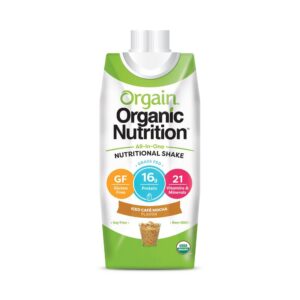 Orgain Organic Nutritional Shake Iced Cafe Mocha Flavor - 11 oz. Liquid Carton (Part #860547000075)