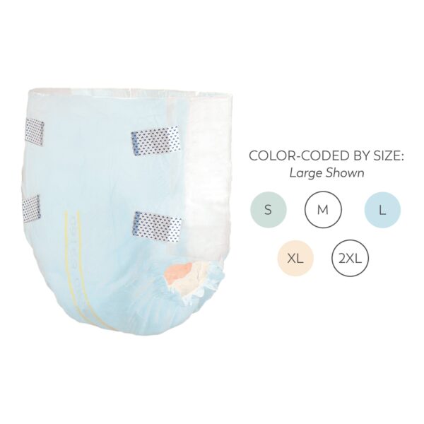 Tranquility SmartCore Large Unisex Adult Incontinence Brief - Heavy Absorbency, Waterproof Cloth-Like Exterior - Image 4