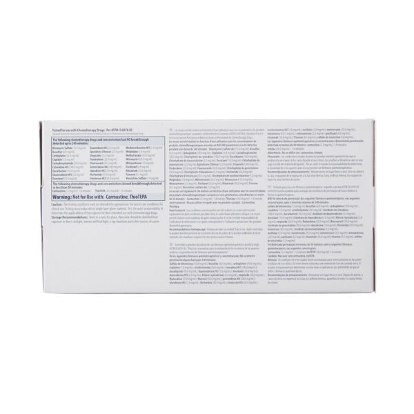 MedPro Purple Nitrile Exam Gloves Large - Chemotherapy Tested, Textured Fingertips, Non-Sterile - Image 3