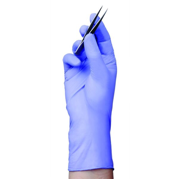 FLEXAL Nitrile Large Exam Gloves by Brand - Chemo-Tested, Textured Fingertips, Non-Sterile, Standard Cuff - Image 2