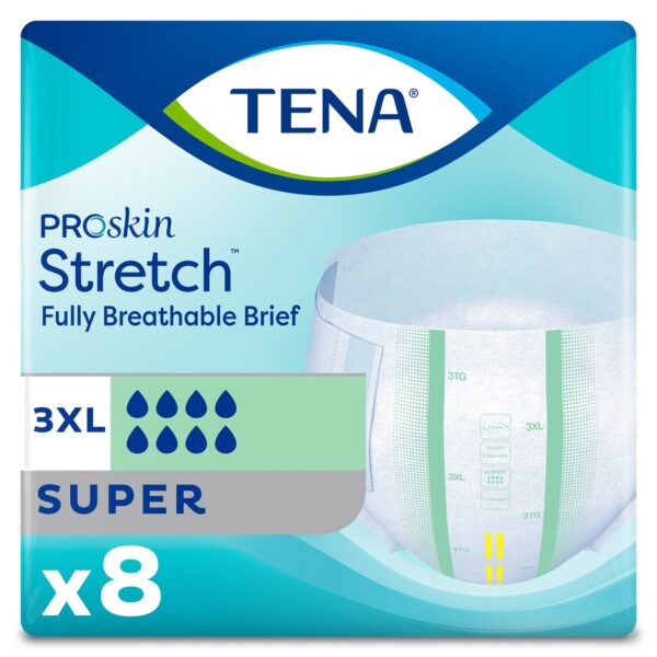 TENA ProSkin Stretch Super 3X-Large Disposable Heavy Absorbency Incontinence Brief for Adults