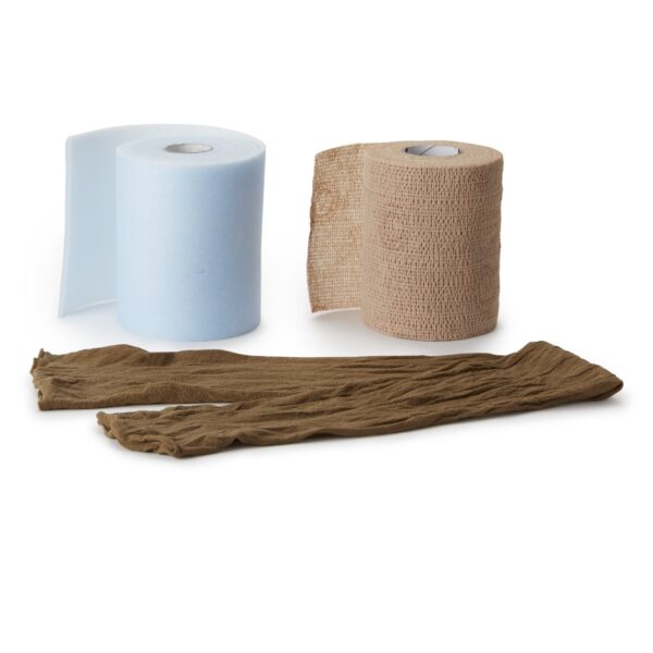 CoFlex TLC XL 2-Layer Compression Bandage System with Indicators, 4-Inch x 5-2/5-Yard & 4-Inch x 7-Yard, Tan, Non-Sterile - Image 4