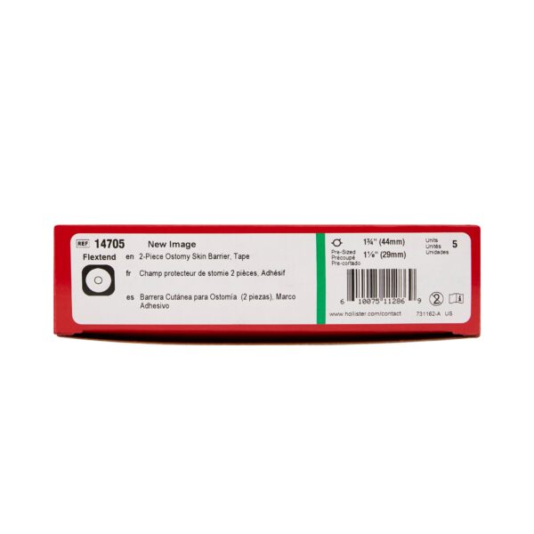 New Image Flextend Precut Ostomy Barrier with 44 mm Flange - Extended Wear Adhesive Tape - Image 4