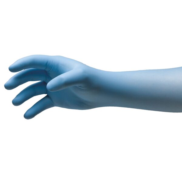 NitrileDerm EP 2X-Large Extended Cuff Exam Gloves by Brand - Fully Textured, Fentanyl and Chemo Tested - Image 3