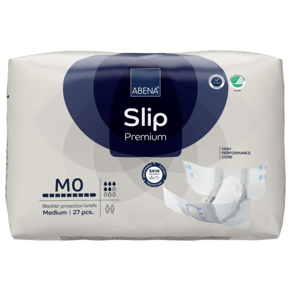 Abena Slip Premium M0 Unisex Adult Incontinence Brief - Medium Disposable Heavy Absorbency - Image 5