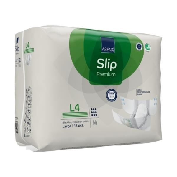 Abena Slip Premium L4 Large Unisex Adult Incontinence Brief with 4,000 mL Absorbency - Image 3