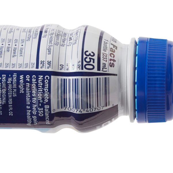 Ensure Plus Oral Nutrition Shake Vanilla Flavor by Abbott - 8 oz. Liquid Bottle, Part #57263 - Image 6