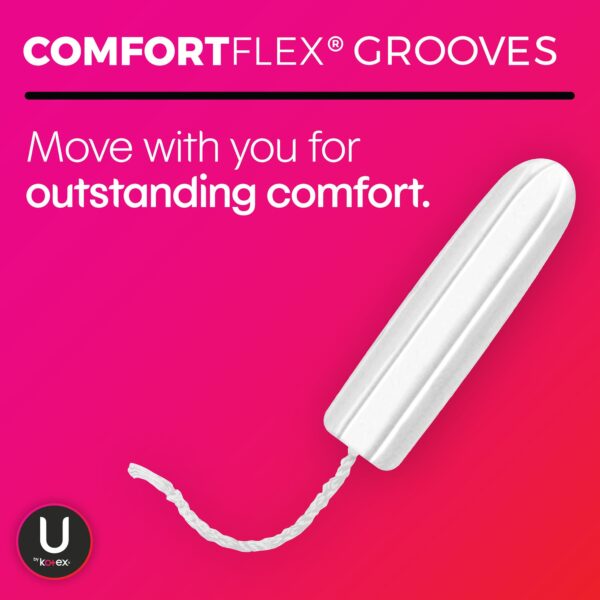 U By Kotex Click Super Absorbency Plastic Applicator Tampons * Individually Wrapped - Image 4
