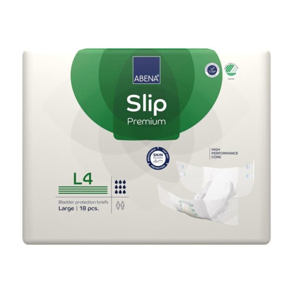 Abena Slip Premium L0 Large Unisex Adult Incontinence Brief with Heavy Absorbency and Repositionable Tape - Image 5