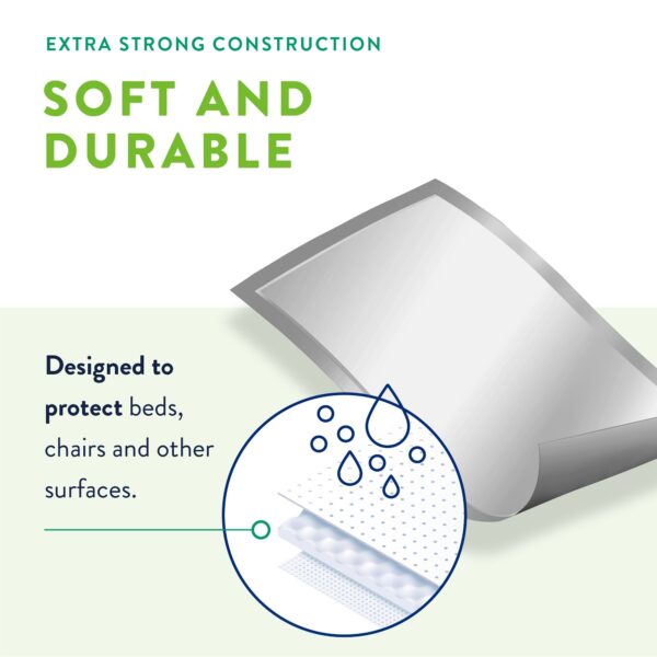 Prevail? 1227006 Disposable Underpad * 23 x 36 Inches, Fluff Light Absorbency for Incontinence and Medical Use - Image 6