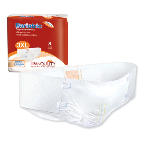 Tranquility Bariatric 3X-Large Disposable Heavy Absorbency Incontinence Brief by Tranquility, Part Number 2190 - Image 3