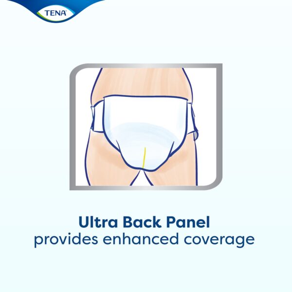 TENA Dry Comfort Unisex Adult Incontinence Brief, Large, Moderate Absorbency - Part 67430 - Image 6