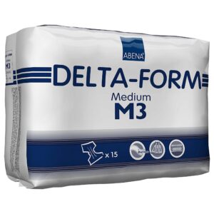 Abena Delta-Form Medium Unisex Adult Incontinence Brief - Heavy Absorbency