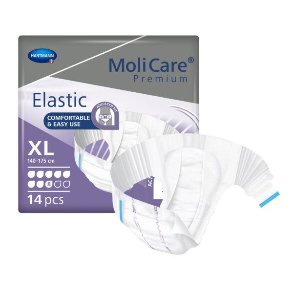 MoliCare Premium Elastic Unisex Adult Incontinence Brief - Heavy Absorbency, 8D, X-Large