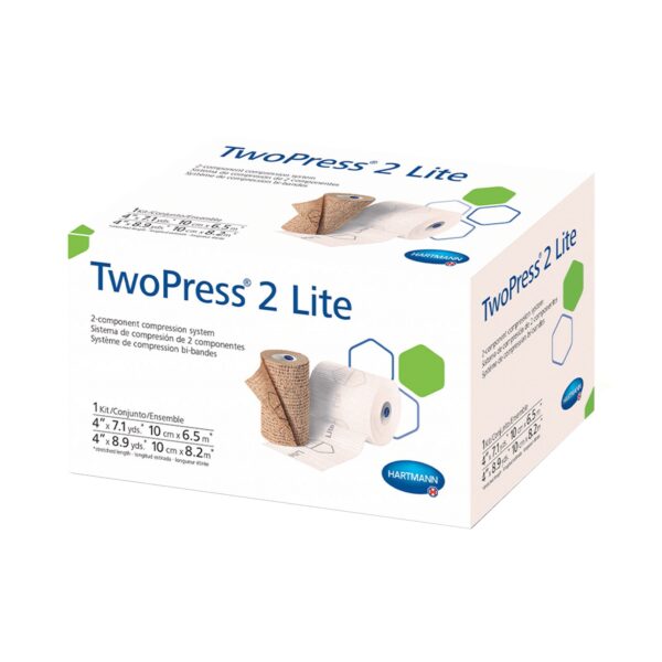 TwoPress 2 Lite 4-Inch x 7.1-Yard and 4-Inch x 8.9-Yard Compression Bandage System by Smith & Nephew, Part Number 332021 - Image 2
