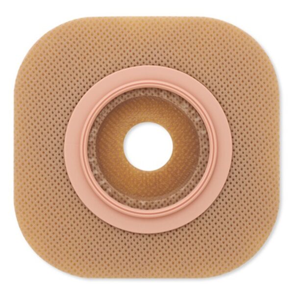 New Image FlexWear Precut Ostomy Barrier with 2.25 Inch Flange, Red, Standard Wear Adhesive Tape - Image 2