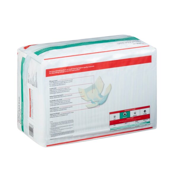 Abena Unisex Adult Incontinence Brief Wings - Ultra Large Disposable Heavy Absorbency, Part #77074 - Image 3