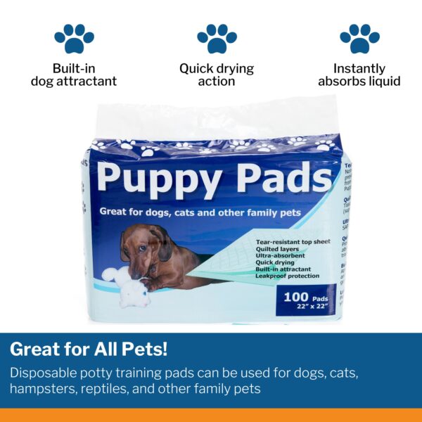 Cypress Disposable Underpad for Pets * Heavy Absorbency, 22 x 22 Inches - Image 5