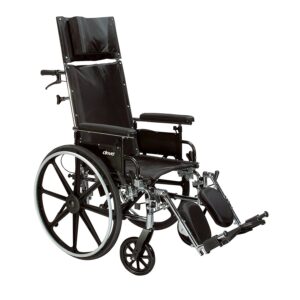 Drive Viper Plus GT Lightweight Wheelchair with 16-Inch Seat, Dual Axle, and Reclining Feature