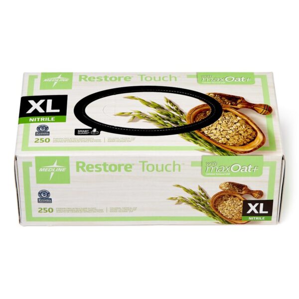 OAT3004 Exam Glove Restore Touch X-Large Non-Sterile Nitrile with Textured Fingertips by OATEY - Image 2