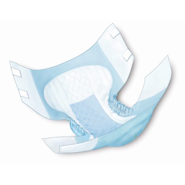 Unisex Adult Incontinence Briefs Quilted Plus with BreatheEasy Technology, Large, Heavy Absorbency - TranquilCare Part 66134 - Image 2
