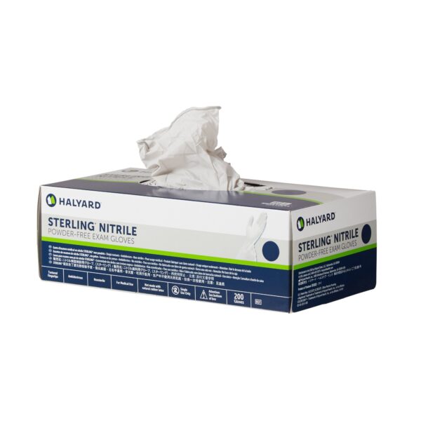 Sterling X-Small Nitrile Exam Gloves by Brand - Chemo Tested, Textured Fingertips, Non-Sterile, 200 Gloves - Image 2