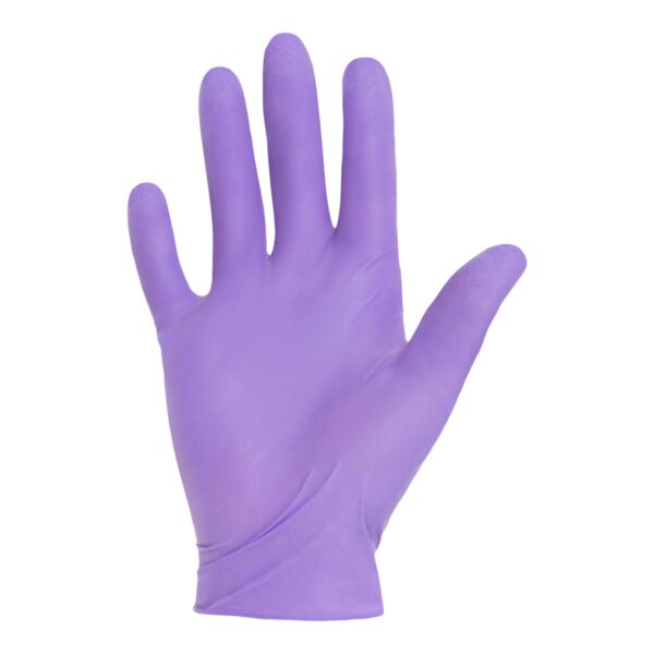 Halyard Nitrile-Xtra Large Exam Gloves with Extended Cuff and Textured Tips - Purple, Sterile, Chemo Tested