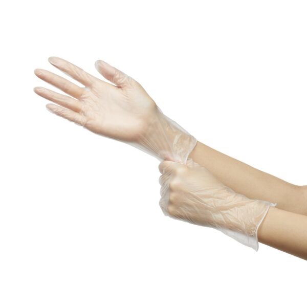 McKesson Confiderm Large Vinyl Exam Gloves - Disposable, Powder-Free, Ambidextrous - Image 8