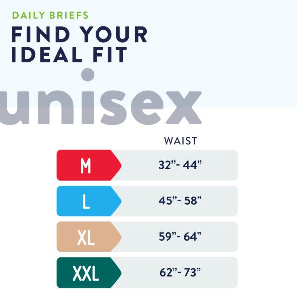 Prevail Nu-Fit Large Unisex Adult Incontinence Brief - Heavy Absorbency (Part Number NU-013/2) - Image 2