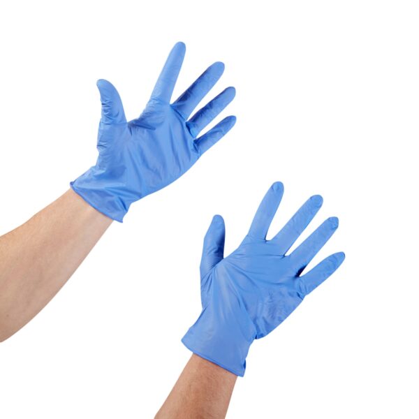 McKesson Confiderm 3.5C X-Large Nitrile Exam Gloves - Non-Sterile, Chemo Tested, Textured Fingertips - Image 9