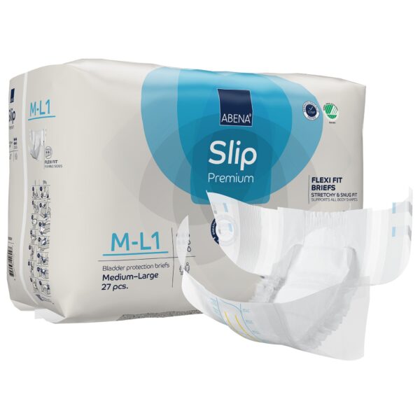 Abena Slip Flexi Fit Medium / Large Unisex Adult Incontinence Brief with 1,800 mL Absorbency