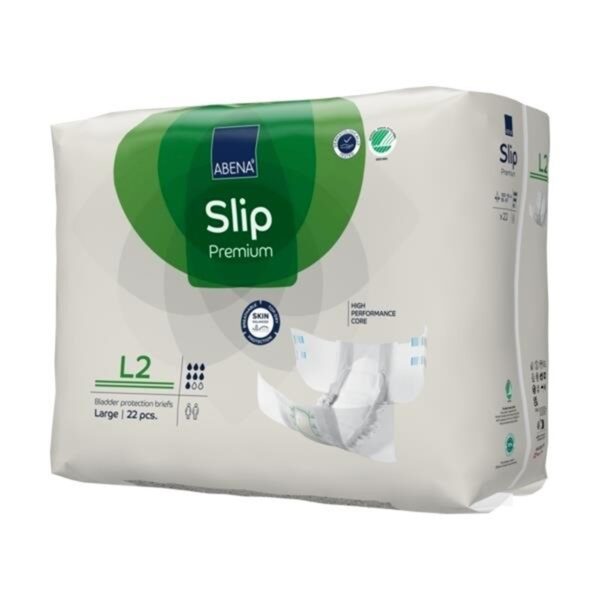Abena Slip Premium L2 Large Unisex Adult Incontinence Brief - Heavy Absorbency, 3,100 mL - Image 4
