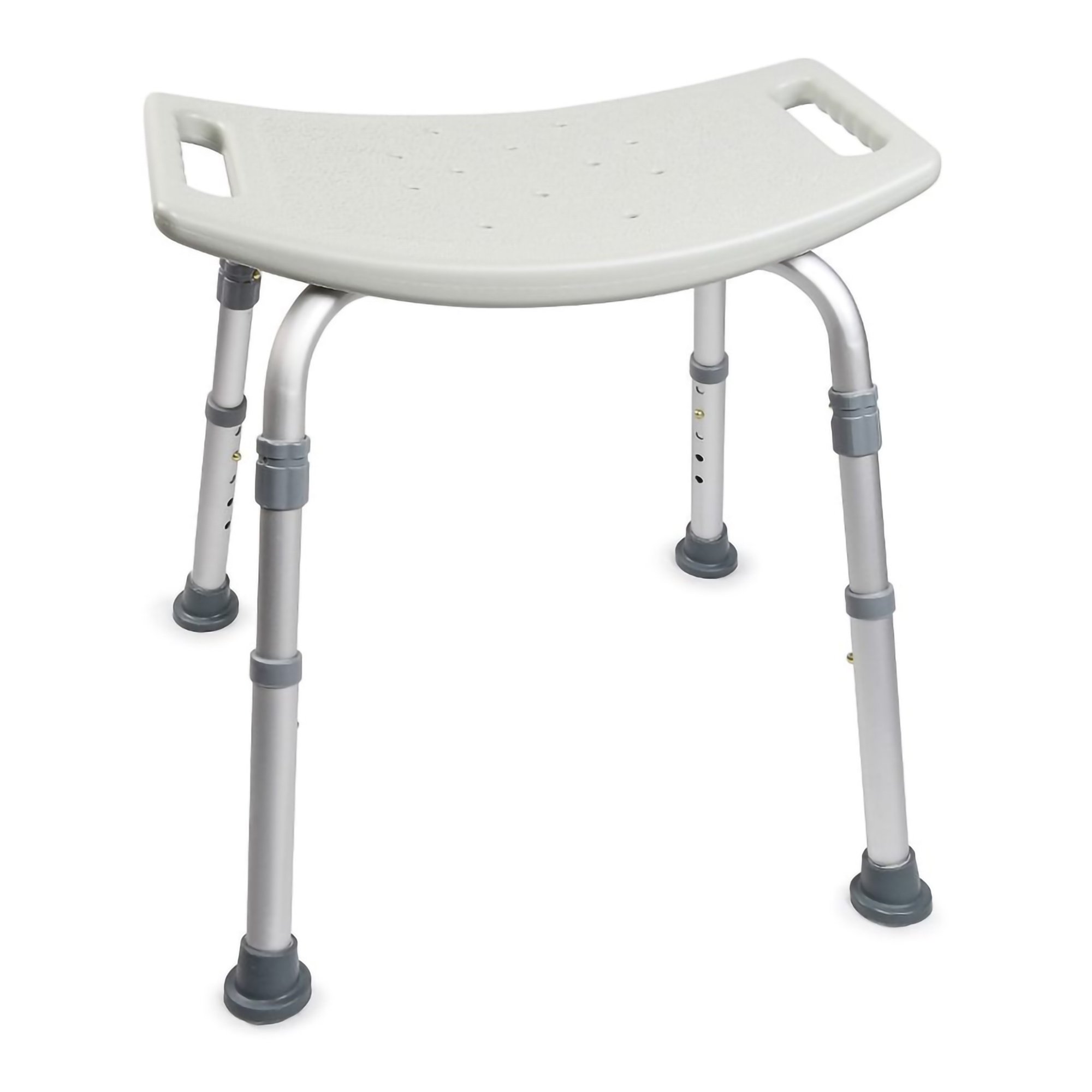 McKesson Aluminum Frame Bath Transfer Bench with Backrest * 19-1/4 Inch Seat Width, 400 lb Capacity (Part No. 146-12203KD-1)