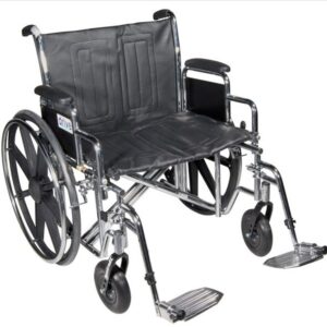 Sentra EC Heavy Duty Bariatric Wheelchair with Dual Axle and 20-Inch Seat Width