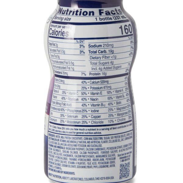 Ensure High Protein Vanilla Flavor Liquid Supplement 8 oz. Bottle - Part 64117 by Oral - Image 2